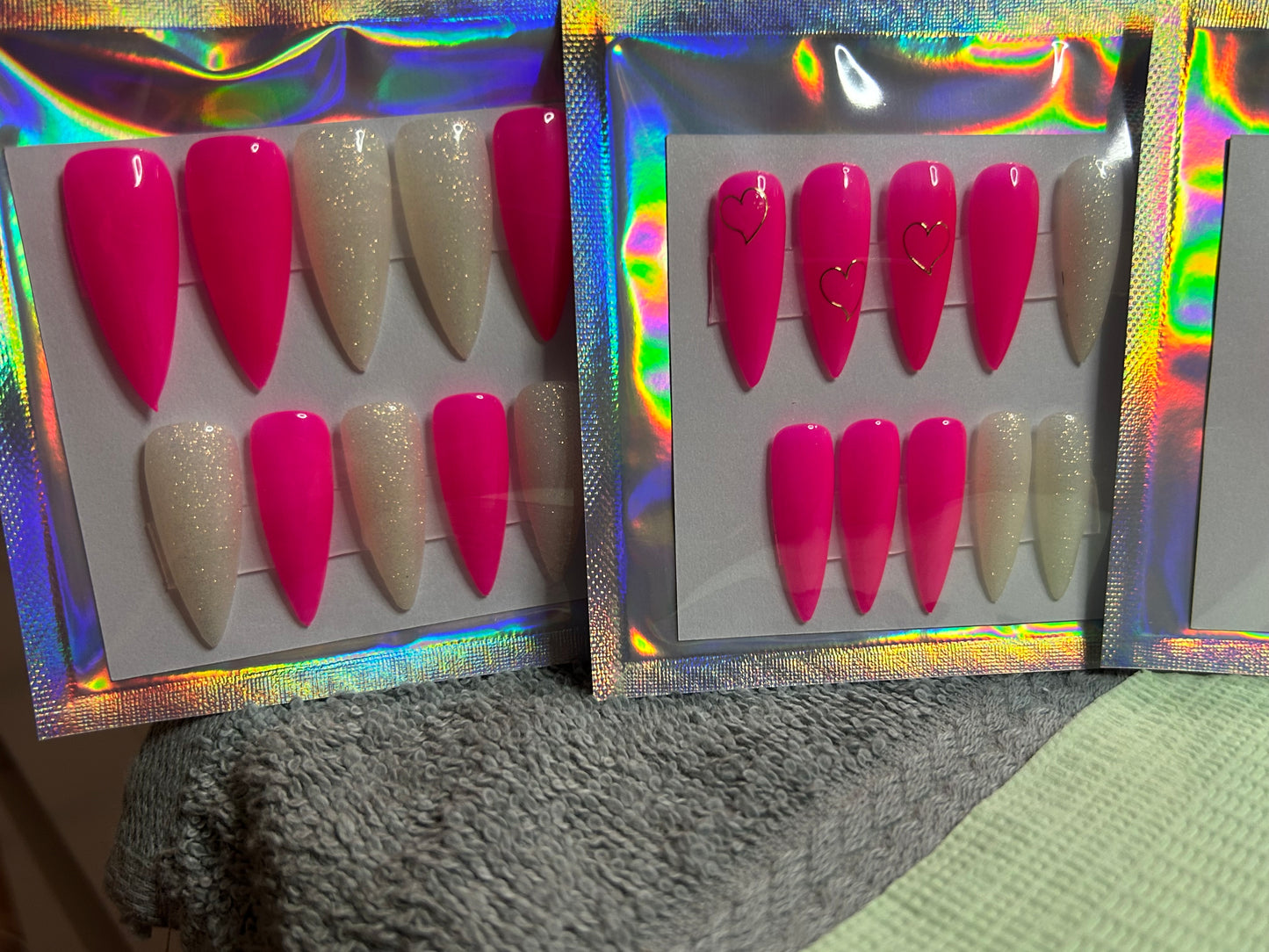 Pink Valentines w/Hearts